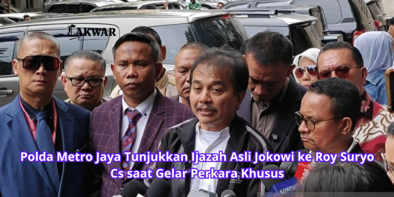 Polda Metro Jaya Tunjukkan Ijazah Asli Jokowi ke Roy Suryo Cs saat Gelar Perkara Khusus