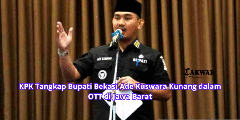 KPK Tangkap Bupati Bekasi Ade Kuswara Kunang dalam OTT di Jawa Barat