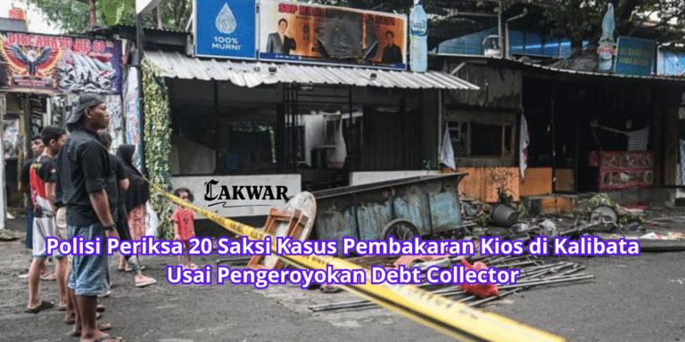 Polisi Periksa 20 Saksi Kasus Pembakaran Kios di Kalibata Usai Pengeroyokan Debt Collector