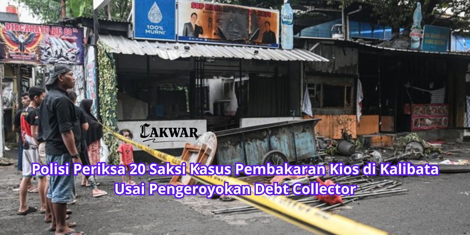 Polisi Periksa 20 Saksi Kasus Pembakaran Kios di Kalibata Usai Pengeroyokan Debt Collector