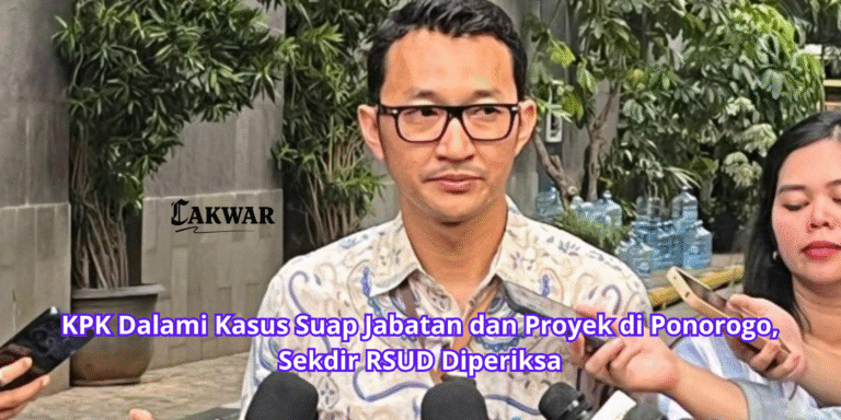 KPK Dalami Kasus Suap Jabatan dan Proyek di Ponorogo, Sekdir RSUD Diperiksa