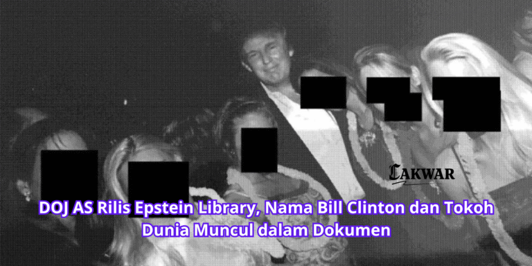 DOJ AS Rilis Epstein Library, Nama Bill Clinton dan Tokoh Dunia Muncul dalam Dokumen