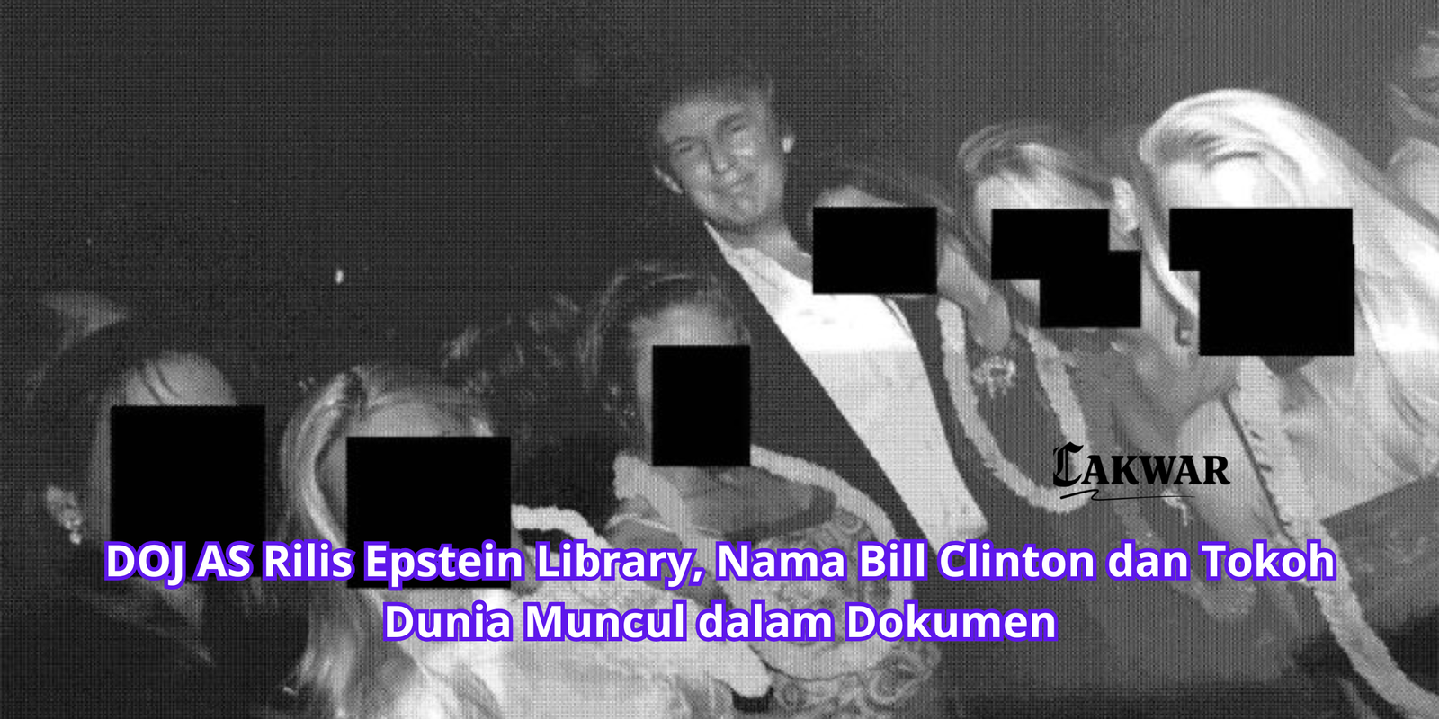 DOJ AS Rilis Epstein Library, Nama Bill Clinton dan Tokoh Dunia Muncul dalam Dokumen
