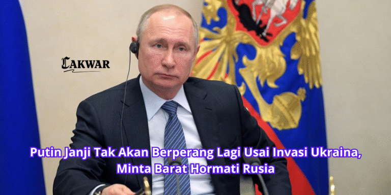 Putin Janji Tak Akan Berperang Lagi Usai Invasi Ukraina, Minta Barat Hormati Rusia
