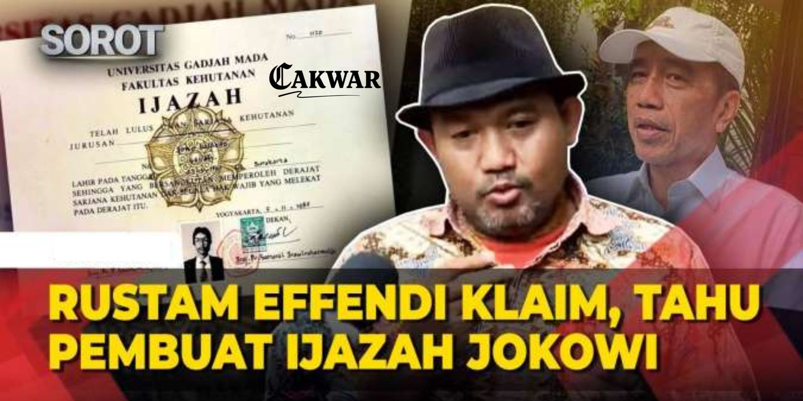 Penuding Ijazah Palsu Jokowi Klaim Tahu Pembuatnya, Serahkan Pembuktian ke Proses Hukum