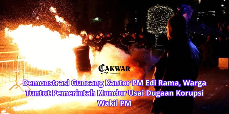 Demonstrasi Guncang Kantor PM Edi Rama, Warga Tuntut Pemerintah Mundur Usai Dugaan Korupsi Wakil PM