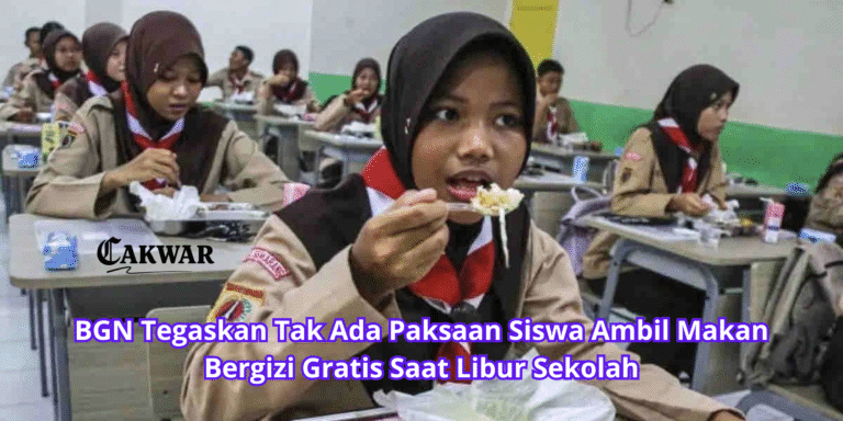 BGN Tegaskan Tak Ada Paksaan Siswa Ambil Makan Bergizi Gratis Saat Libur Sekolah
