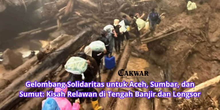 Gelombang Solidaritas untuk Aceh, Sumbar, dan Sumut: Kisah Relawan di Tengah Banjir dan Longsor