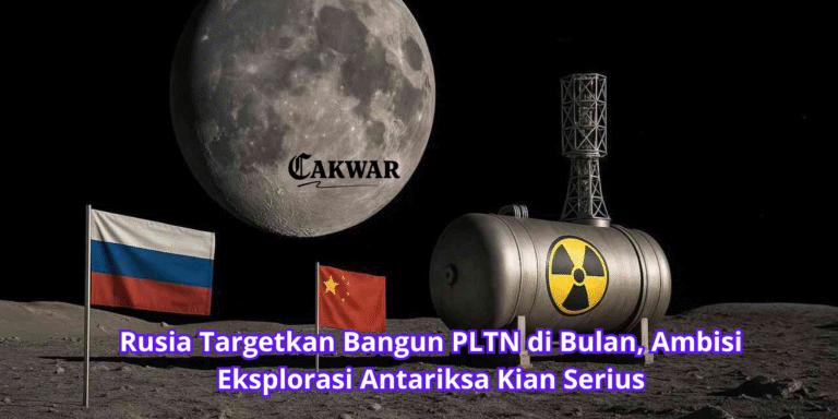 Rusia Targetkan Bangun PLTN di Bulan, Ambisi Eksplorasi Antariksa Kian Serius