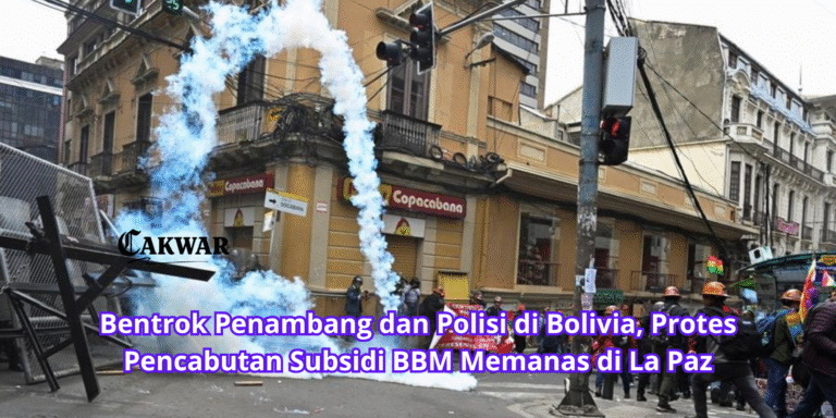 Bentrok Penambang dan Polisi di Bolivia, Protes Pencabutan Subsidi BBM Memanas di La Paz