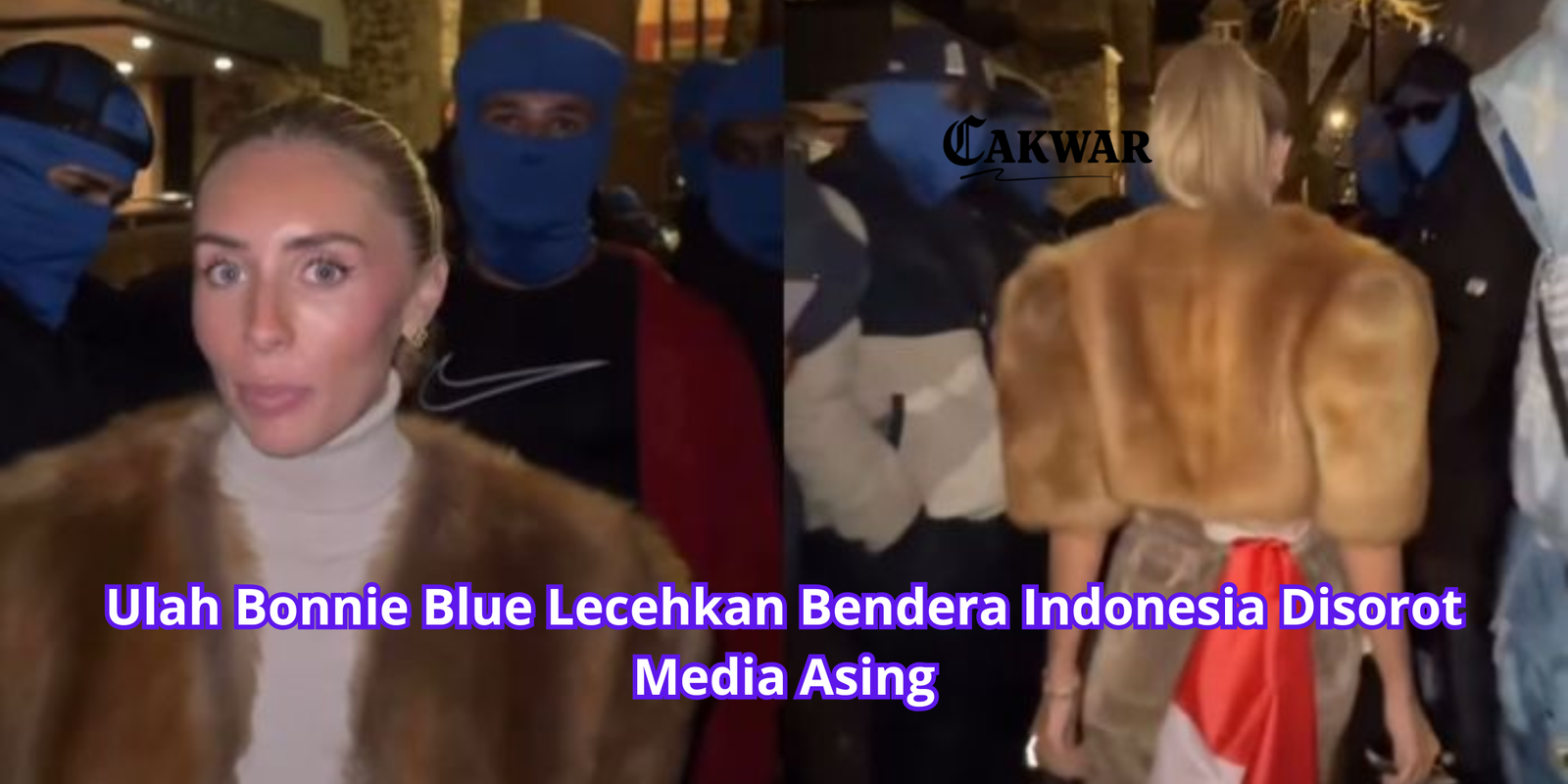 Ulah Bonnie Blue Lecehkan Bendera Indonesia Disorot Media Asing