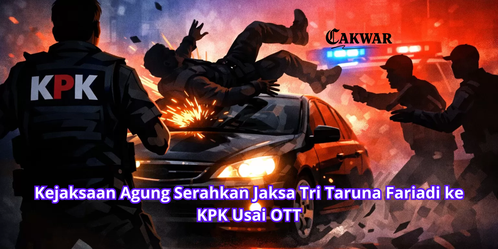 Kejaksaan Agung Serahkan Jaksa Tri Taruna Fariadi ke KPK Usai OTT