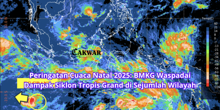 Peringatan Cuaca Natal 2025: BMKG Waspadai Dampak Siklon Tropis Grand di Sejumlah Wilayah