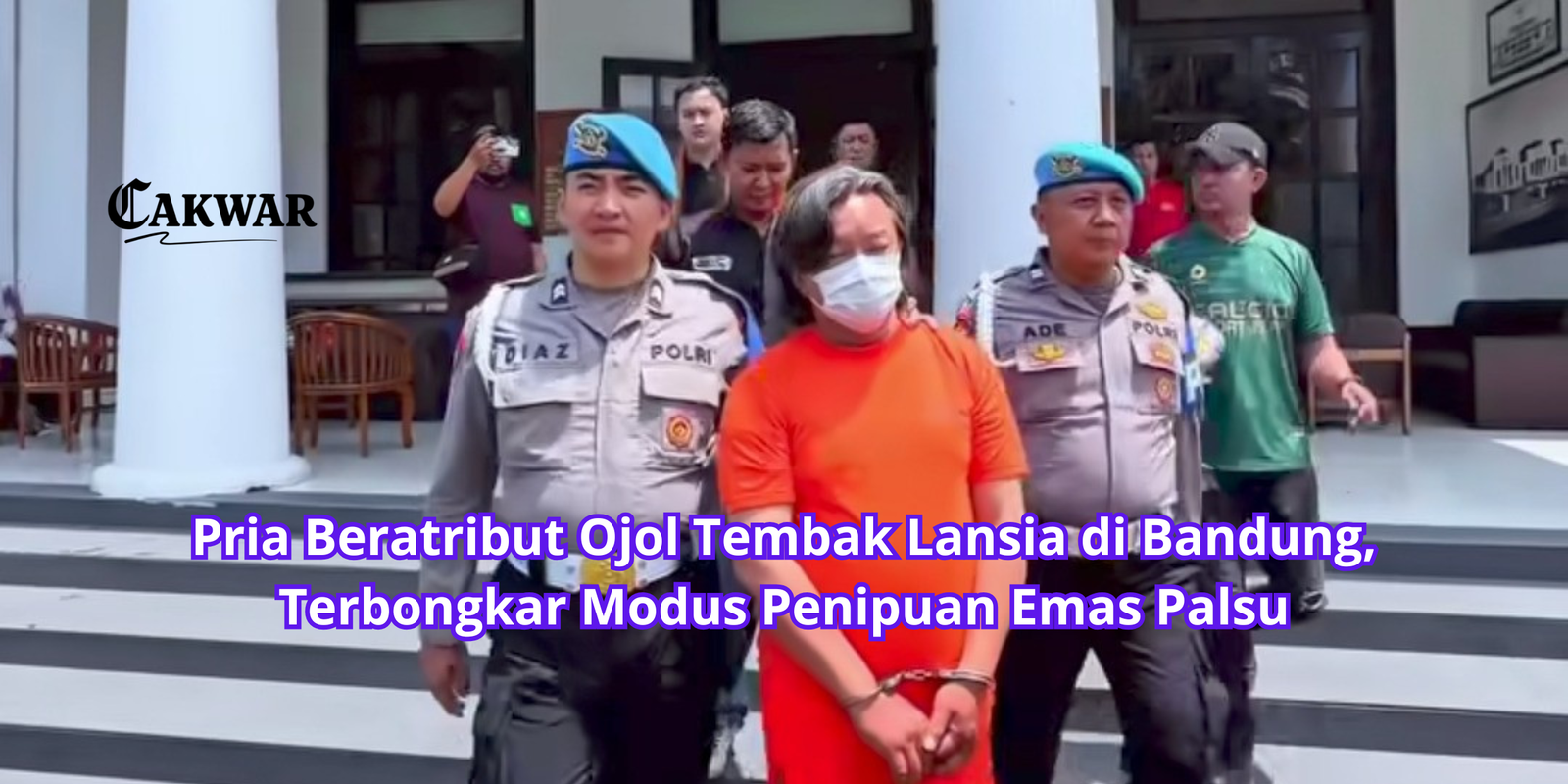 Pria Beratribut Ojol Tembak Lansia di Bandung, Terbongkar Modus Penipuan Emas Palsu