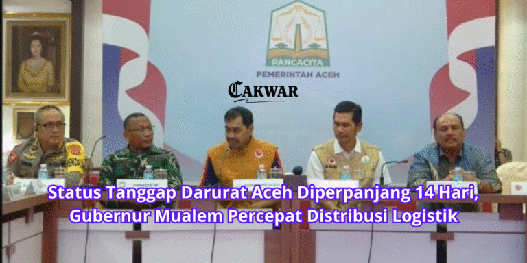 Status Tanggap Darurat Aceh Diperpanjang 14 Hari, Gubernur Mualem Percepat Distribusi Logistik