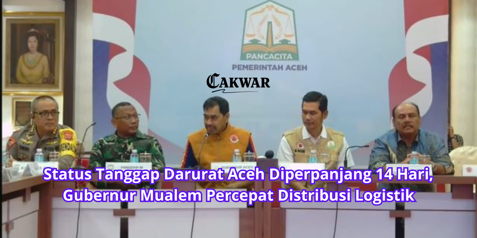 Status Tanggap Darurat Aceh Diperpanjang 14 Hari, Gubernur Mualem Percepat Distribusi Logistik