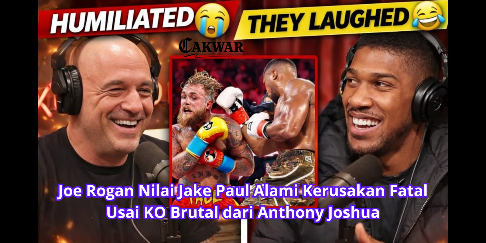 Joe Rogan Nilai Jake Paul Alami Kerusakan Fatal Usai KO Brutal dari Anthony Joshua