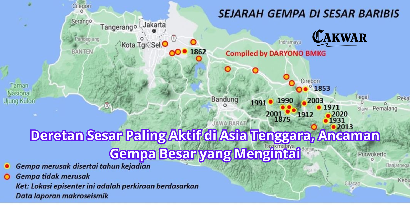 Deretan Sesar Paling Aktif di Asia Tenggara, Ancaman Gempa Besar yang Mengintai