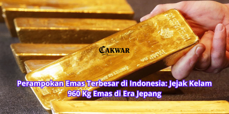 Perampokan Emas Terbesar di Indonesia: Jejak Kelam 960 Kg Emas di Era Jepang