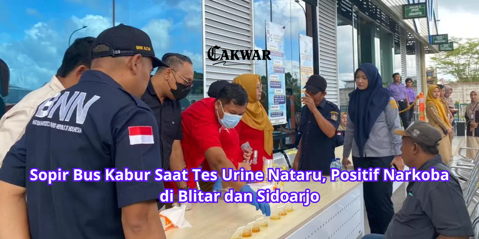 Sopir Bus Kabur Saat Tes Urine Nataru, Positif Narkoba di Blitar dan Sidoarjo