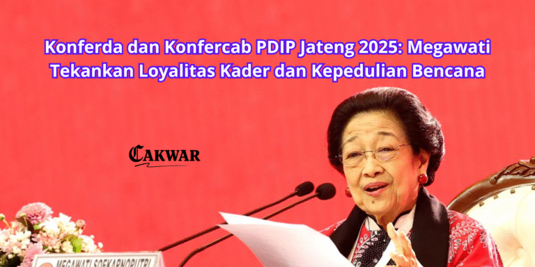 Konferda dan Konfercab PDIP Jateng 2025: Megawati Tekankan Loyalitas Kader dan Kepedulian Bencana