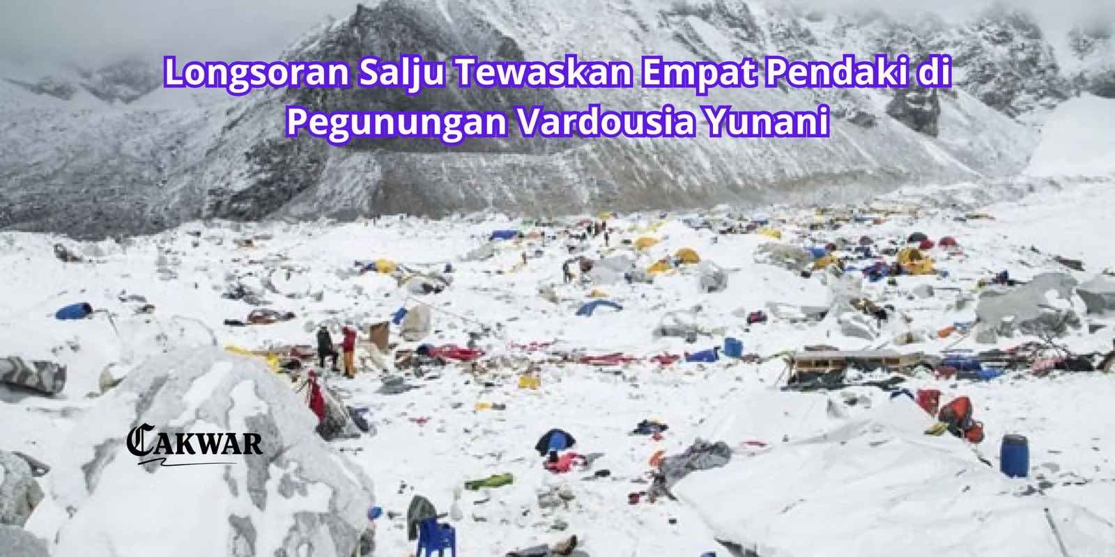 Longsoran Salju Tewaskan Empat Pendaki di Pegunungan Vardousia Yunani