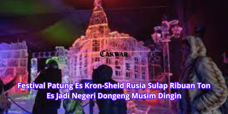 Festival Patung Es Kron-Sheld Rusia Sulap Ribuan Ton Es Jadi Negeri Dongeng Musim Dingin