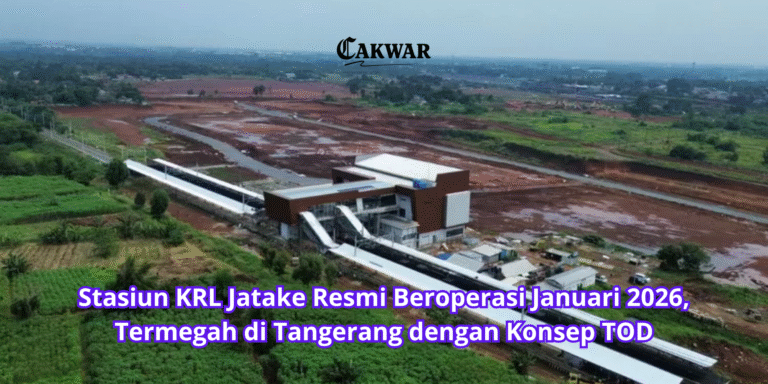 Stasiun KRL Jatake Resmi Beroperasi Januari 2026, Termegah di Tangerang dengan Konsep TOD