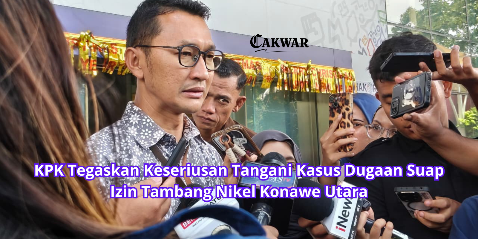 KPK Tegaskan Keseriusan Tangani Kasus Dugaan Suap Izin Tambang Nikel Konawe Utara