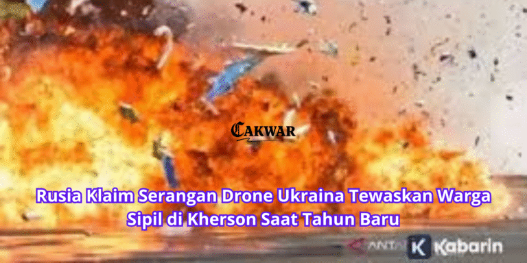 Rusia Klaim Serangan Drone Ukraina Tewaskan Warga Sipil di Kherson Saat Tahun Baru