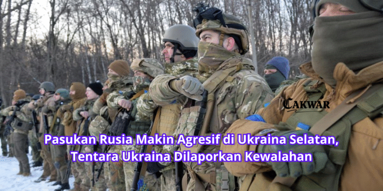 Pasukan Rusia Makin Agresif di Ukraina Selatan, Tentara Ukraina Dilaporkan Kewalahan