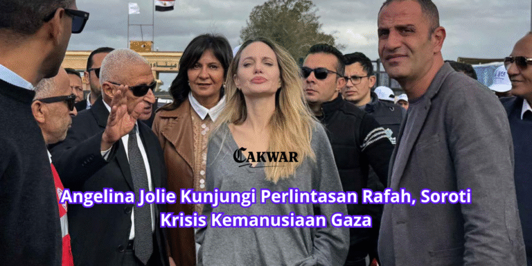 Angelina Jolie Kunjungi Perlintasan Rafah, Soroti Krisis Kemanusiaan Gaza