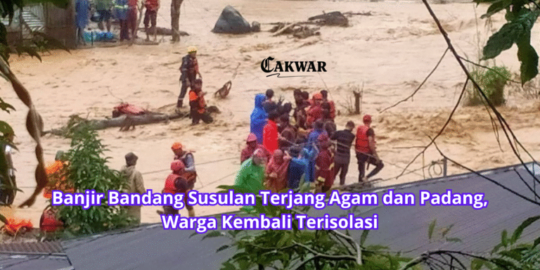 Banjir Bandang Susulan Terjang Agam dan Padang, Warga Kembali Terisolasi