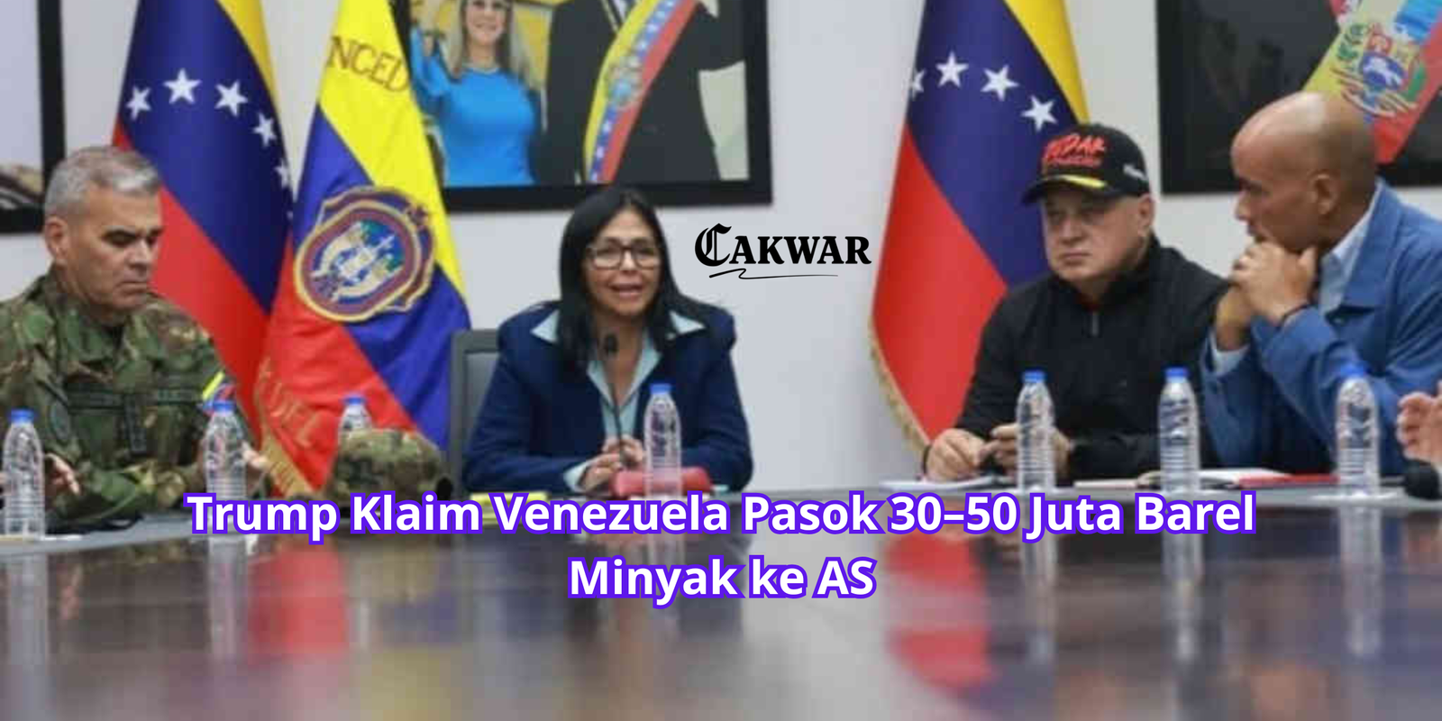 Trump Klaim Venezuela Pasok 30–50 Juta Barel Minyak ke AS