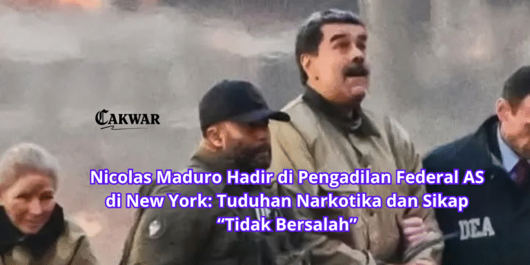 Nicolas Maduro Hadir di Pengadilan Federal AS di New York: Tuduhan Narkotika dan Sikap “Tidak Bersalah”