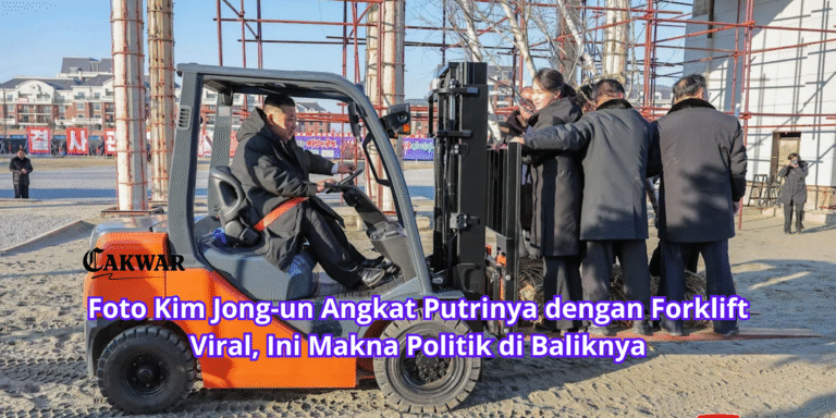 Foto Kim Jong-un Angkat Putrinya dengan Forklift Viral, Ini Makna Politik di Baliknya