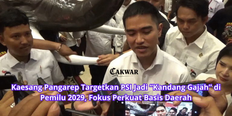Kaesang Pangarep Targetkan PSI Jadi “Kandang Gajah” di Pemilu 2029, Fokus Perkuat Basis Daerah