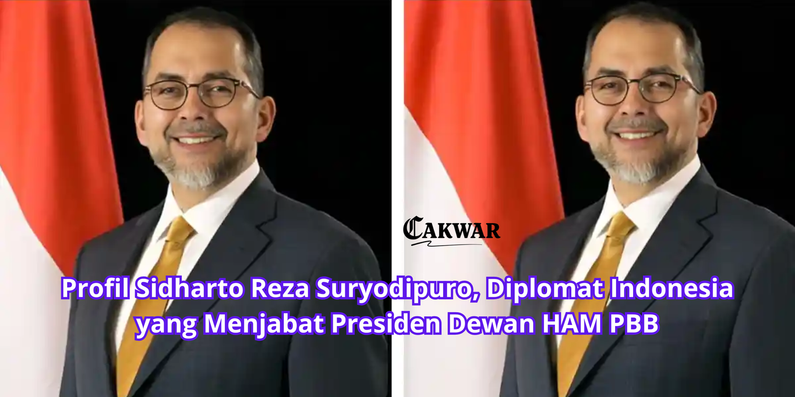 Profil Sidharto Reza Suryodipuro, Diplomat Indonesia yang Menjabat Presiden Dewan HAM PBB