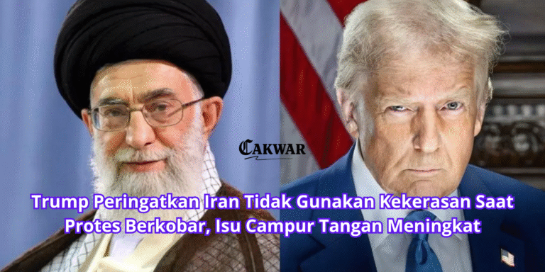 Trump Peringatkan Iran Tidak Gunakan Kekerasan Saat Protes Berkobar, Isu Campur Tangan Meningkat