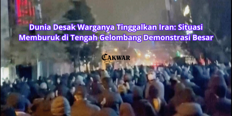 Dunia Desak Warganya Tinggalkan Iran: Situasi Memburuk di Tengah Gelombang Demonstrasi Besar
