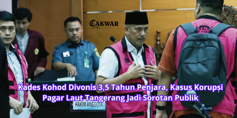 Kades Kohod Divonis 3,5 Tahun Penjara, Kasus Korupsi Pagar Laut Tangerang Jadi Sorotan Publik