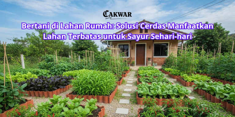 Bertani di Lahan Rumah: Solusi Cerdas Manfaatkan Lahan Terbatas untuk Sayur Sehari-hari