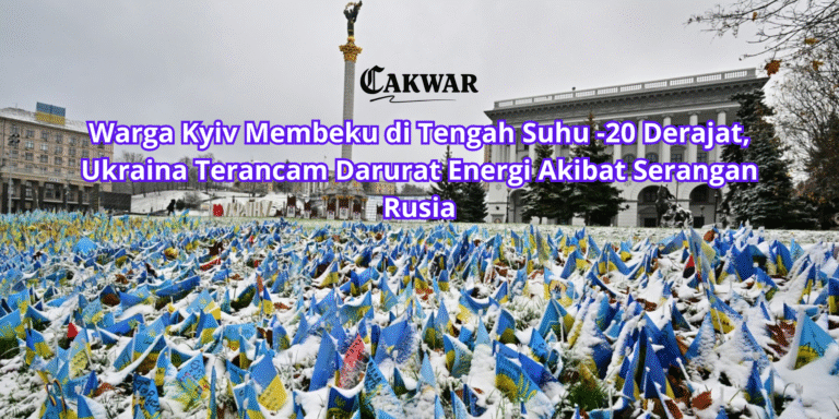 Warga Kyiv Membeku di Tengah Suhu -20 Derajat, Ukraina Terancam Darurat Energi Akibat Serangan Rusia