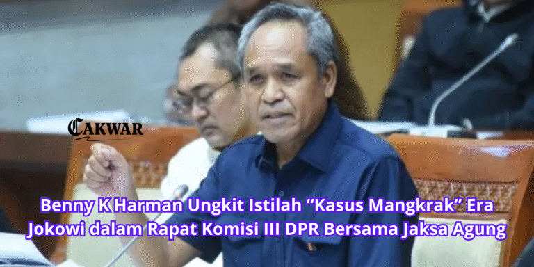 Benny K Harman Ungkit Istilah “Kasus Mangkrak” Era Jokowi dalam Rapat Komisi III DPR Bersama Jaksa Agung