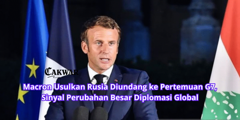 Macron Usulkan Rusia Diundang ke Pertemuan G7, Sinyal Perubahan Besar Diplomasi Global