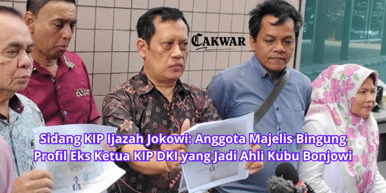 Sidang KIP Ijazah Jokowi: Anggota Majelis Bingung Profil Eks Ketua KIP DKI yang Jadi Ahli Kubu Bonjowi