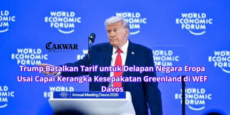 Trump Batalkan Tarif untuk Delapan Negara Eropa Usai Capai Kerangka Kesepakatan Greenland di WEF Davos