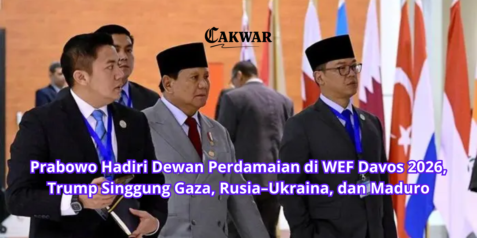 Prabowo Hadiri Dewan Perdamaian di WEF Davos 2026, Trump Singgung Gaza, Rusia–Ukraina, dan Maduro