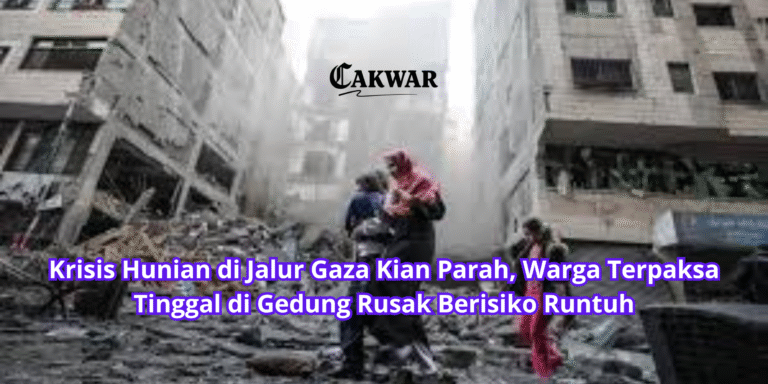 Krisis Hunian di Jalur Gaza Kian Parah, Warga Terpaksa Tinggal di Gedung Rusak Berisiko Runtuh