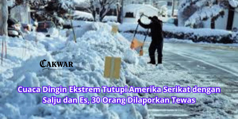 Cuaca Dingin Ekstrem Tutupi Amerika Serikat dengan Salju dan Es, 30 Orang Dilaporkan Tewas